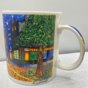Starbucks Chaleur Van Gogh Cafe Terrace at Night Mug D Burrows Art Coffee Cup